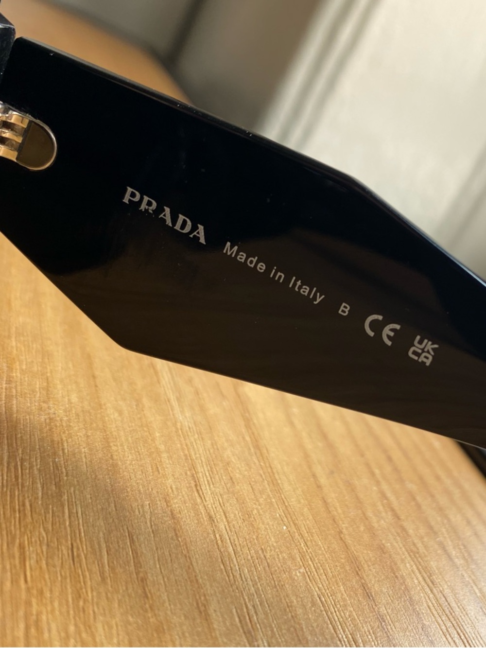 Prada Black Frame Sunglasses - Picture 6 of 7